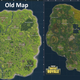 Fortnite: Battle Royale map comparison.